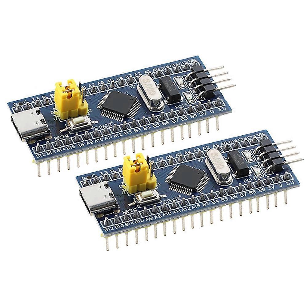 2-Pack STM32F103C8T6 32-Bit ARM MCU Development Board, Type-C Core Board for Embedded Learning