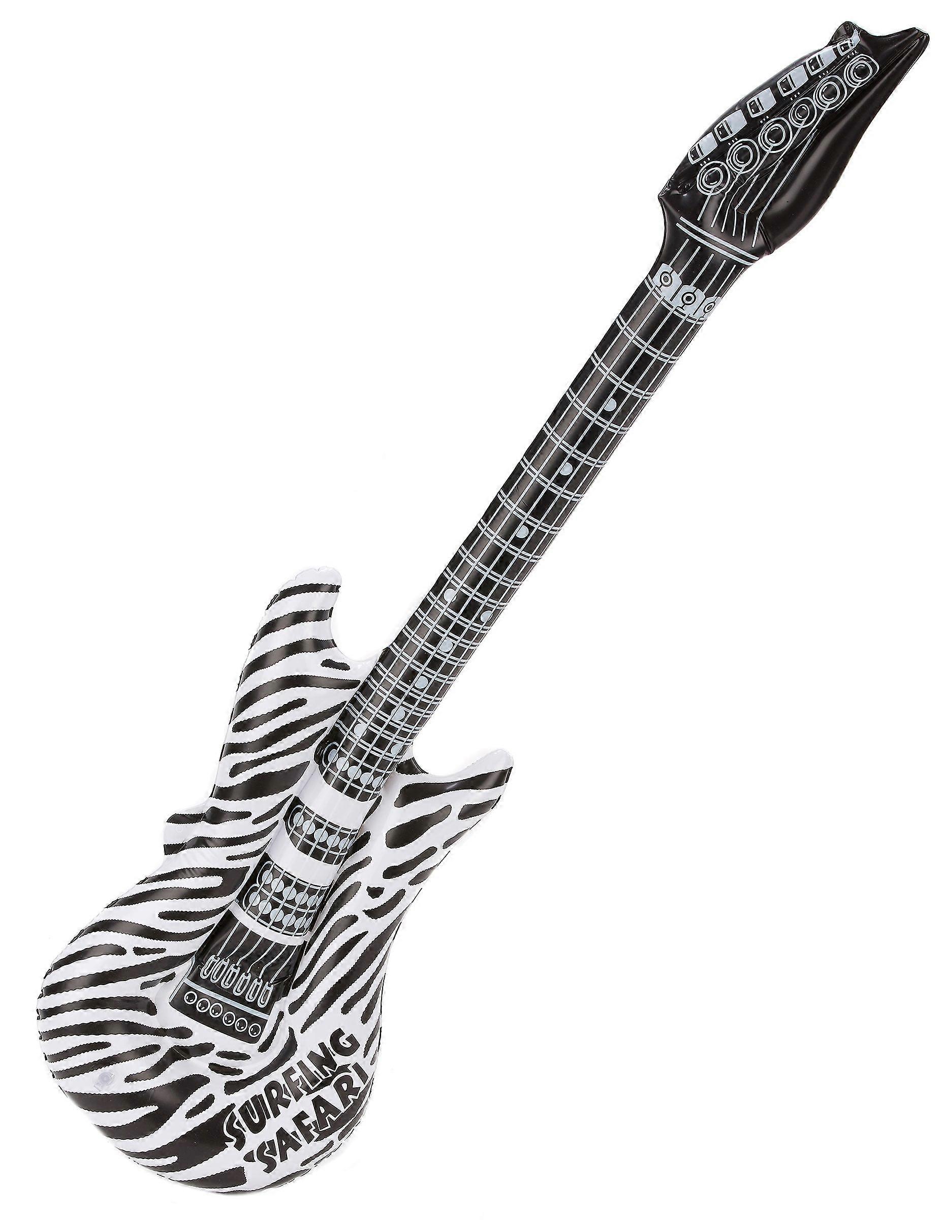 Inflatable Zebra Rock Guitar for Adults