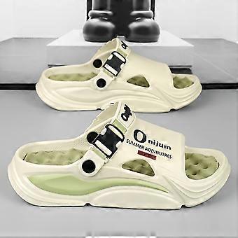 Unisex Massage Cooling Slippers, Anti-Slip Odor-Resistant Soft-Sole Sandals for Home & Outdoor Use