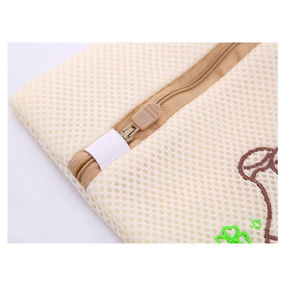 Laundry Net Double Layer Mesh Laundry Bag for Washing Bra Protector