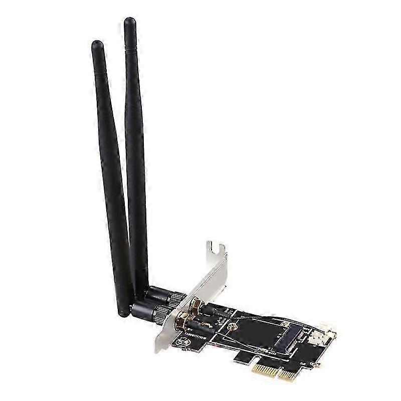 NGFF E-Key to PCIe 1x + USB Header Adapter
