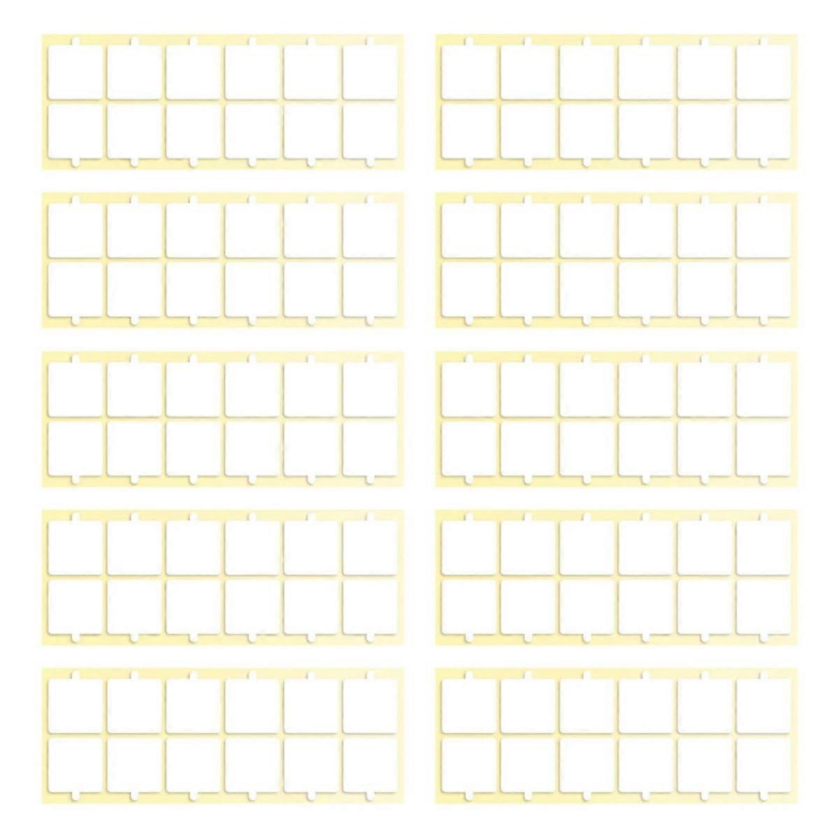 10 Sheets Acrylic Double Sided Mounting Tape Sheets