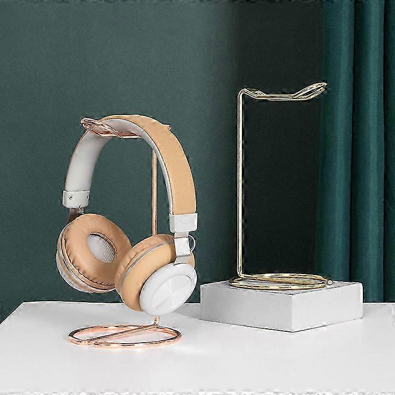 Metal Headset Stand Gold