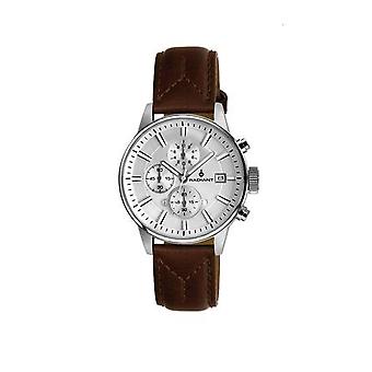 Ny strålende Aviator Quartz analog man Watch med RA37702 Cowskin armbånd