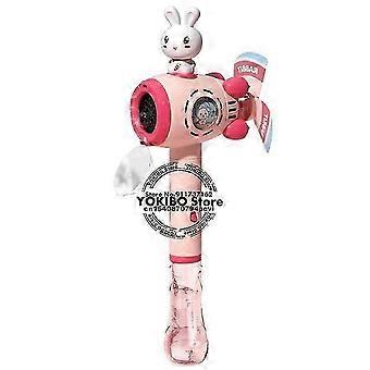 Automatic Bubble Machine for Children Windmill Bubble Gun Toys for Kids Bubble Maker Blower with Led Light Outdoors Bubble ToysBubble Blowing Toys   A