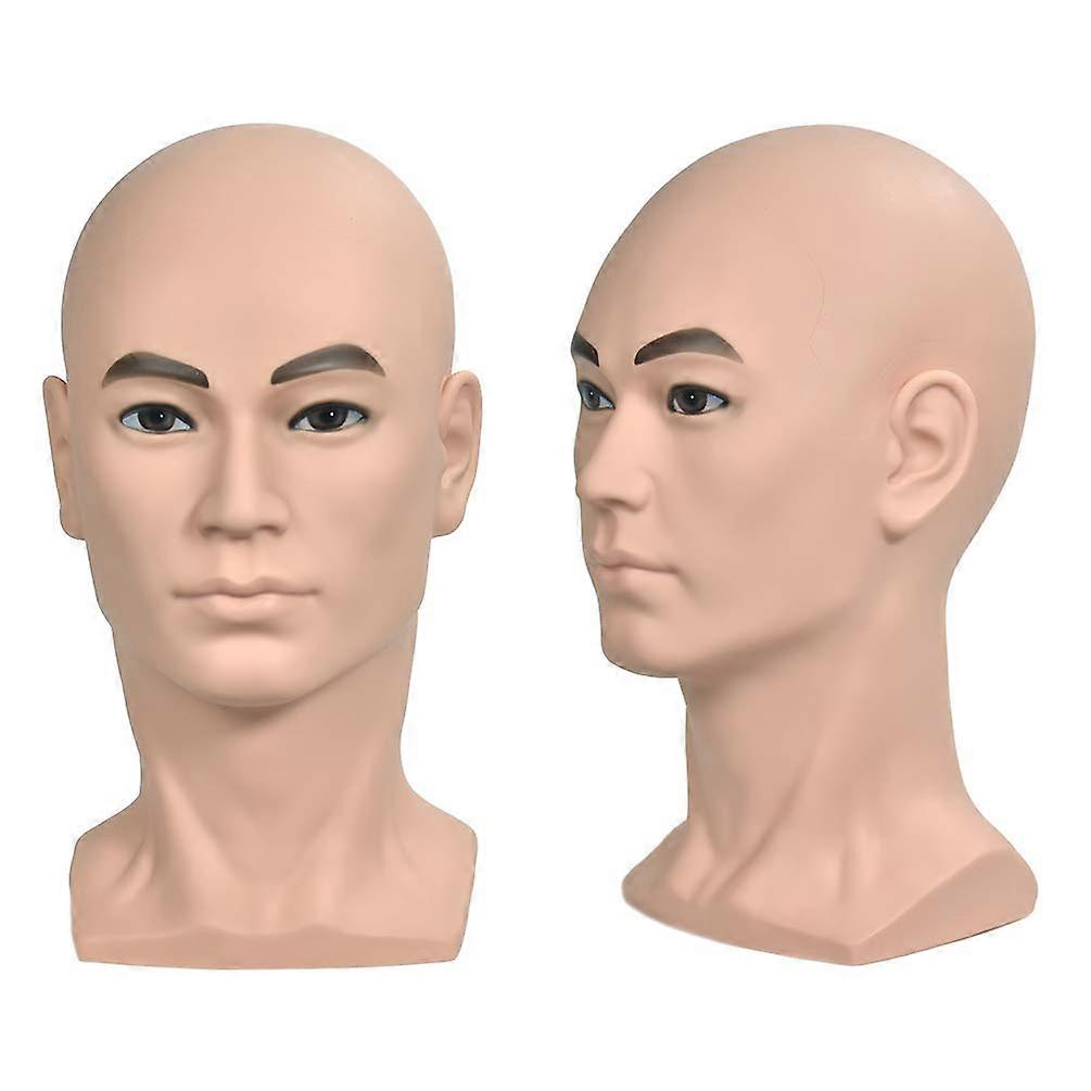 Mannequin Head for Wig Styling and Hat Display, Realistic Proportion, Stable Base, Model 2#