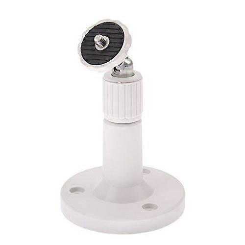 Security Camera Wall Mount Bracket, ABS Compact Stand for Indoor Outdoor Use, White 12.5cm