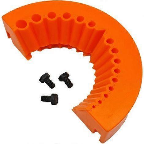 Drill bit sharpener. Drill bit sharpener for angle grinders. Grinding accessory for angle grinders. Grinding