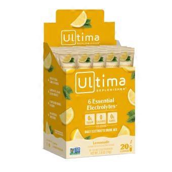 Ultima Replenisher Electrolyte Lemonade 20 Count Stickpacks