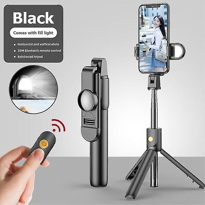 6 In 1 Wireless Bluetooth Selfie Stick Tripod Bluetooth Real-time Broadcast Remote Control