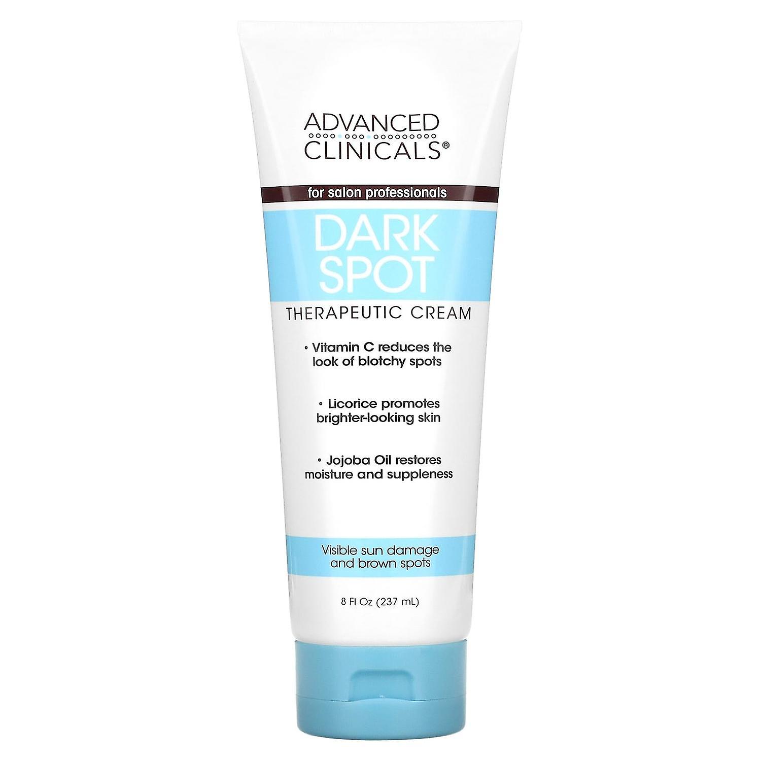 Advanced Clinicals, Dark Spot, Therapeutic Cream, 8 fl oz (237 ml)
