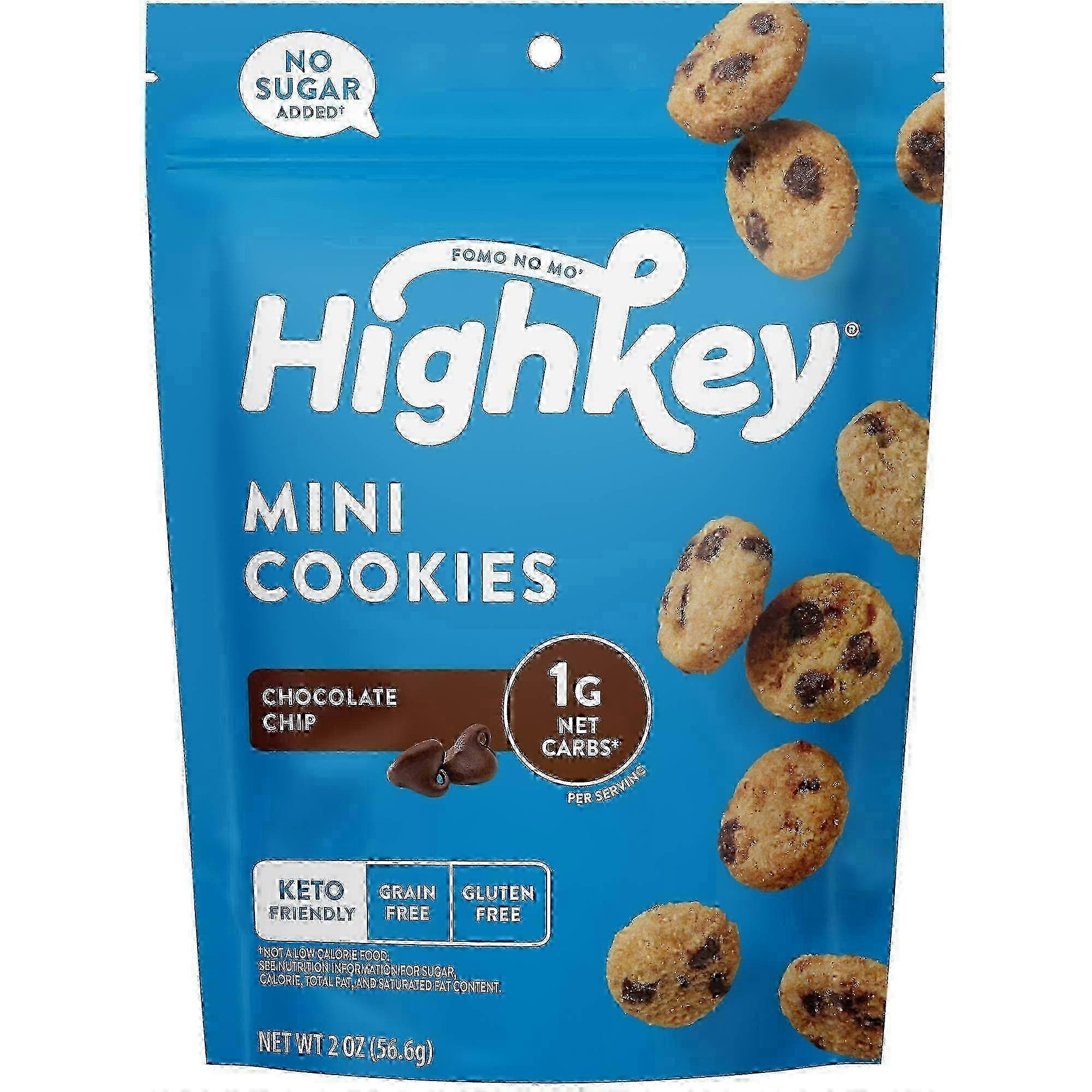 Highkey Chocolate Chip Mini Cookies, 2 Oz