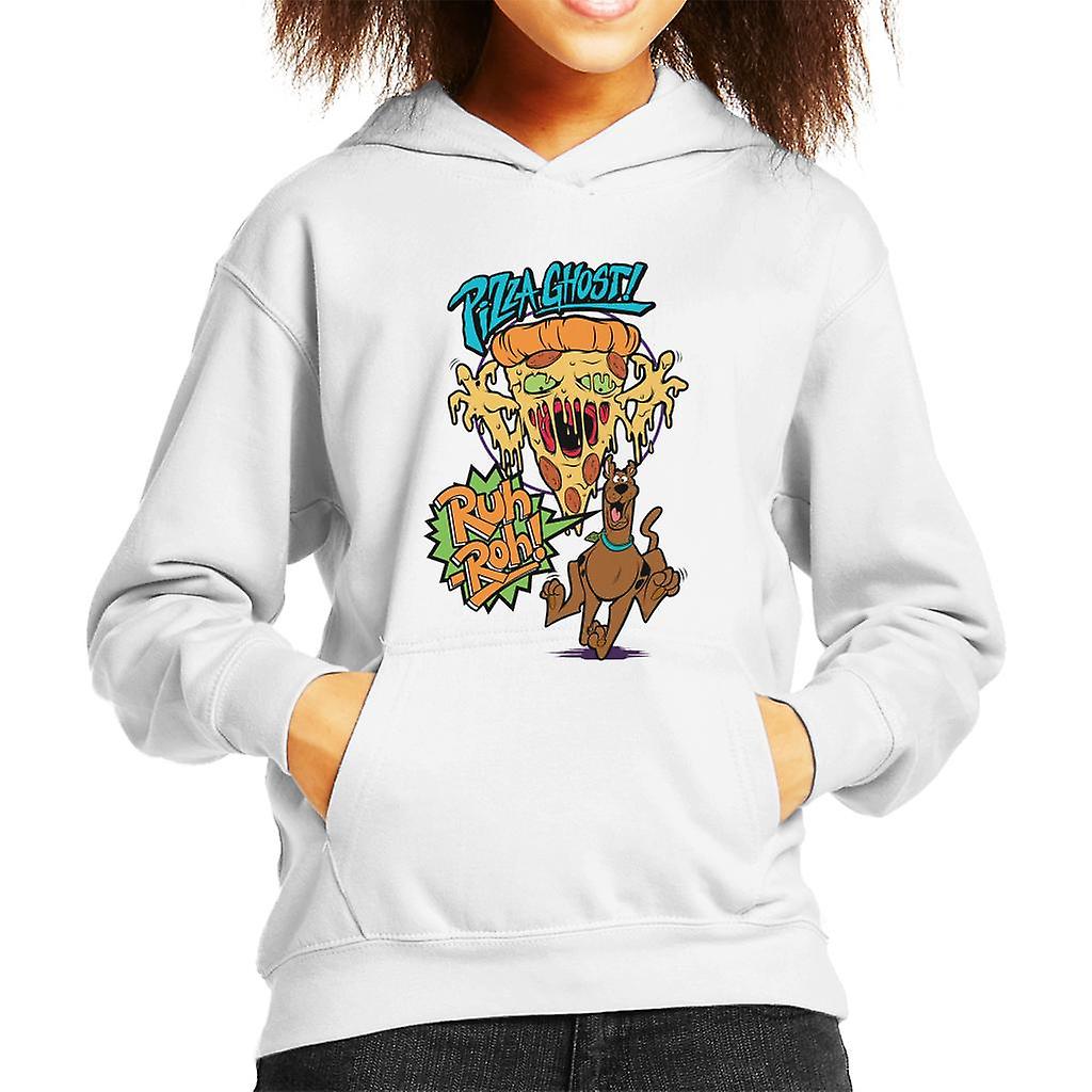 Scooby Doo Halloween Pizza Ghost Kid's Hooded Sweatshirt