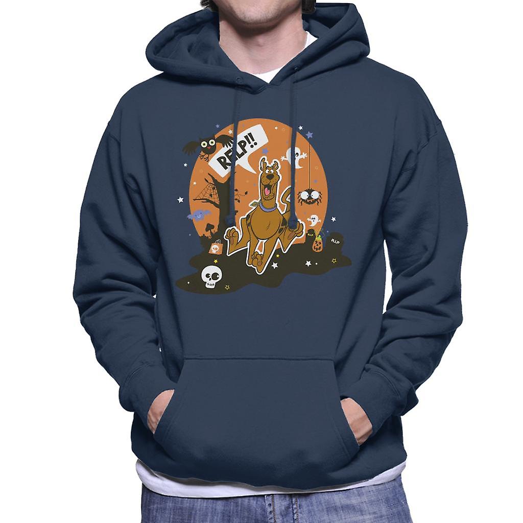 Scooby Doo Halloween Spooky Relp Men's Hooded Sweatshirt