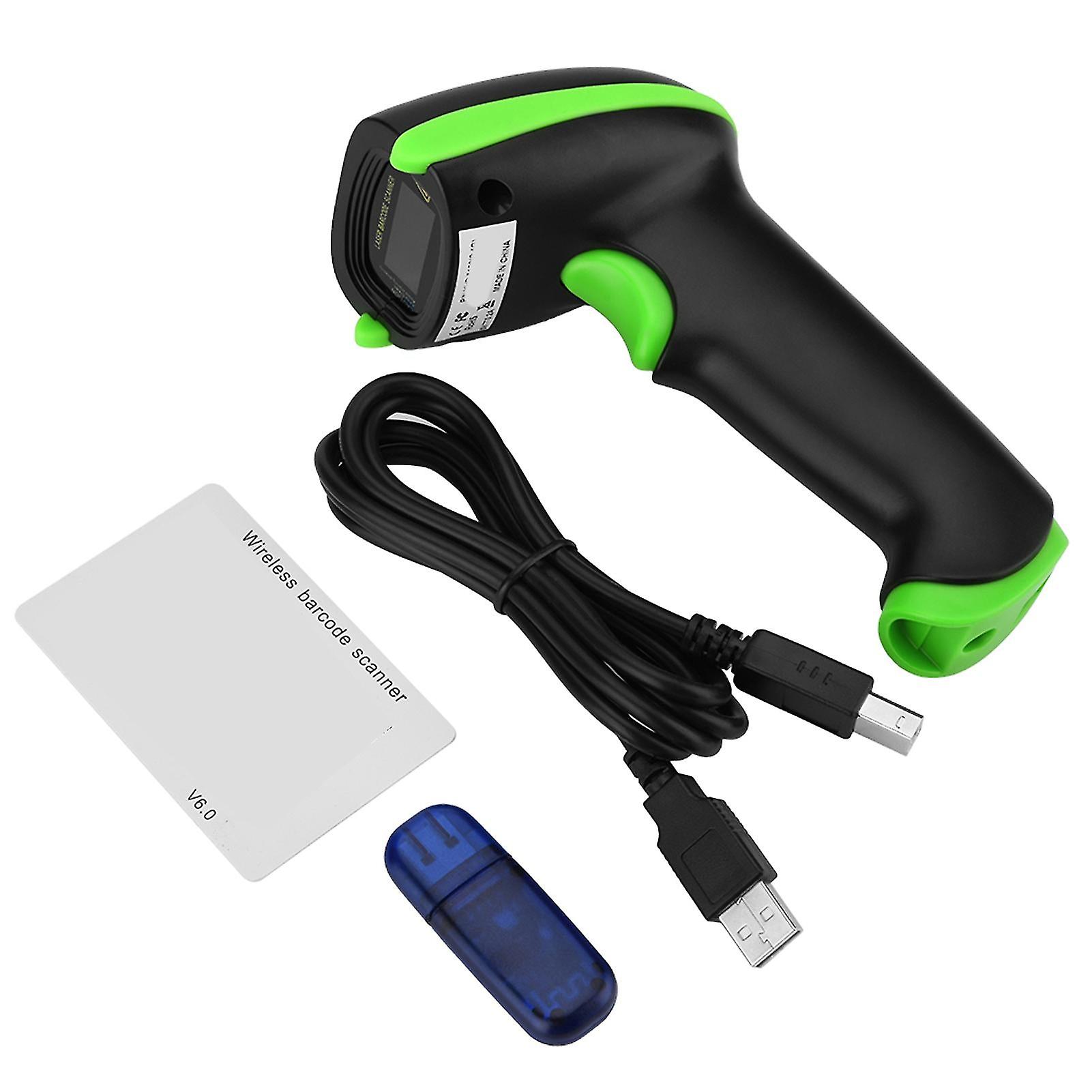 Wireless Bluetooth Barcode Bar Code Scanner Reader For Ios Android Windows Green