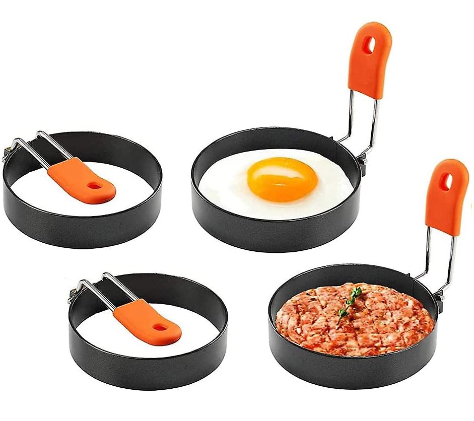INF Äggringomelettform 4-pack rostfritt stål/silikon