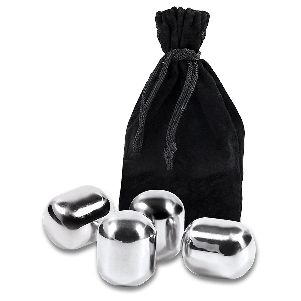 Bartender Stainless Steel Wine Pearls Odourless Tasteless With Bag Set of 4