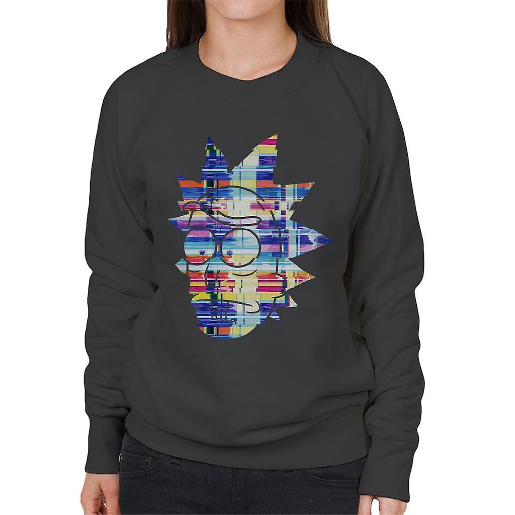Rick and Morty Rick Sanchez Static Head Women's Sweatshirt