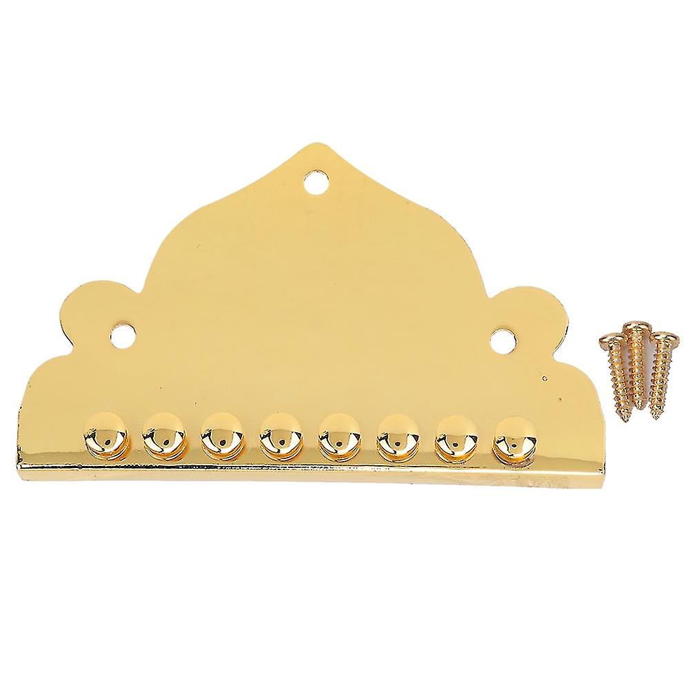 Mandolin Tailpiece with Screws 8-String Mandolin Triangular Zinc Alloy Part Replacement