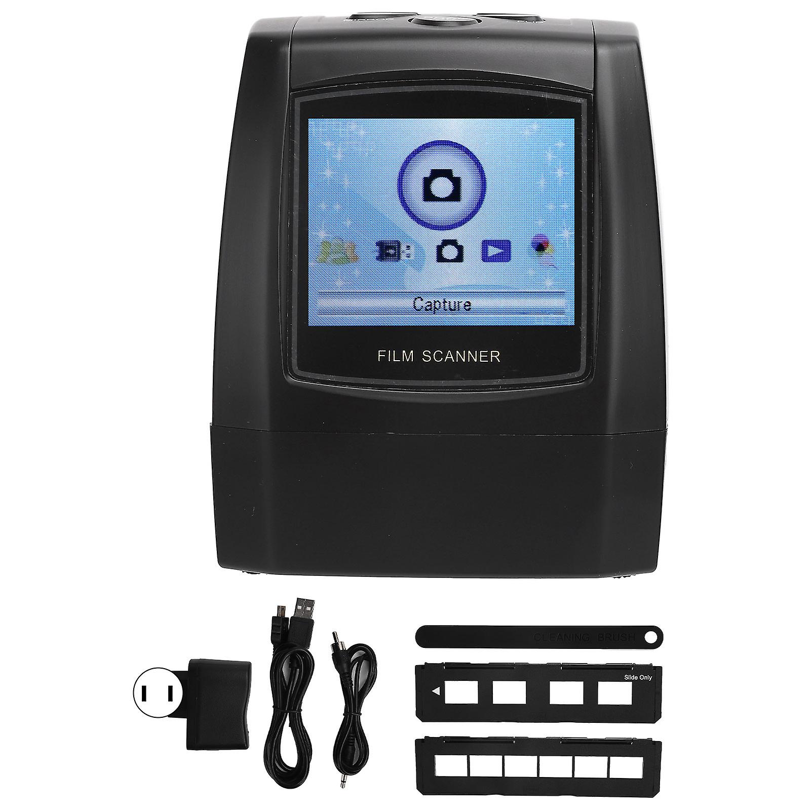 Digitize Memories with 135/35mm Film Scanner - USB2.0, 2.36" LCD, US Plug, Multi-Language