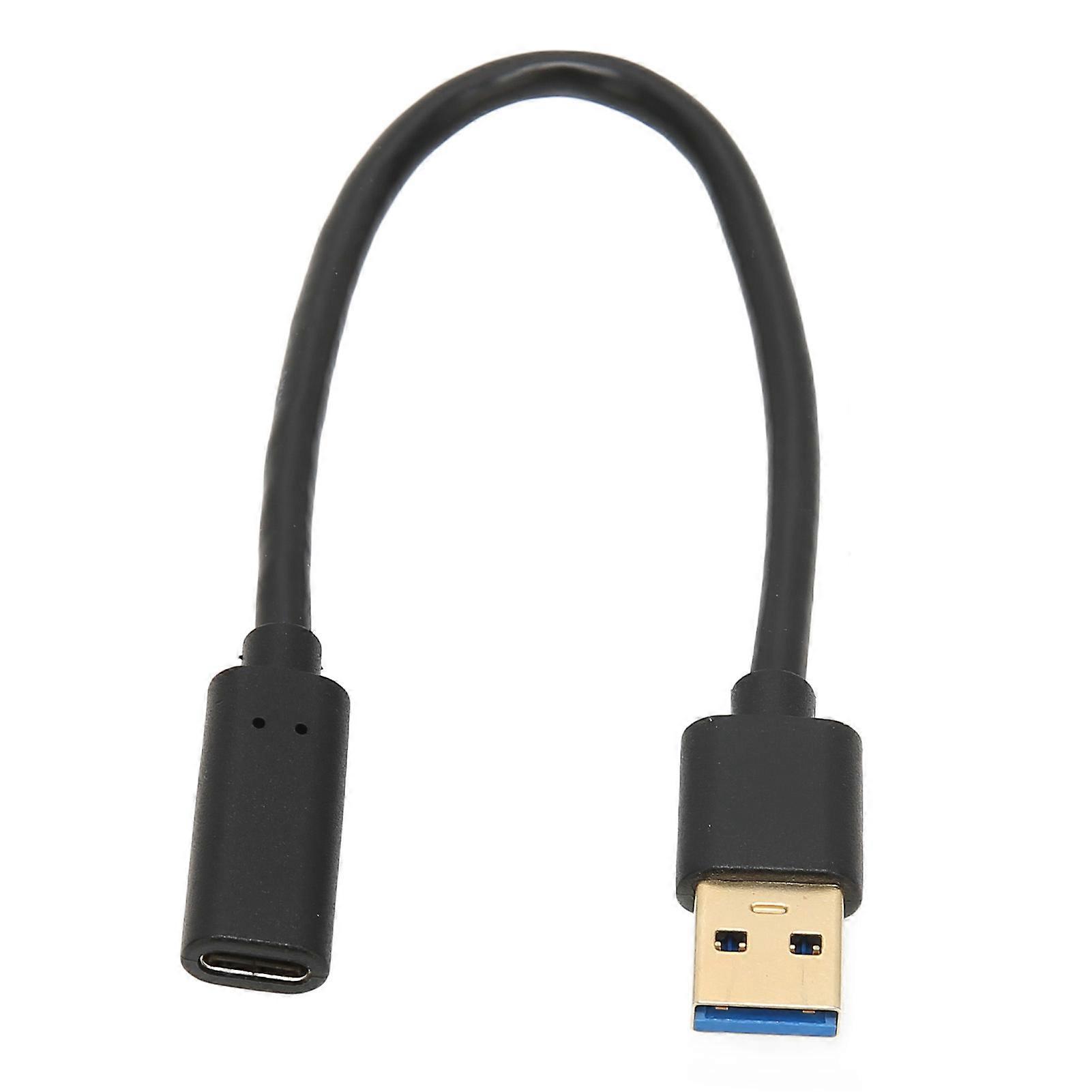 Usb Type C Cable 20cm Gold Plated USBA to USBC Charging Adapter Data Cable for Laptop PC