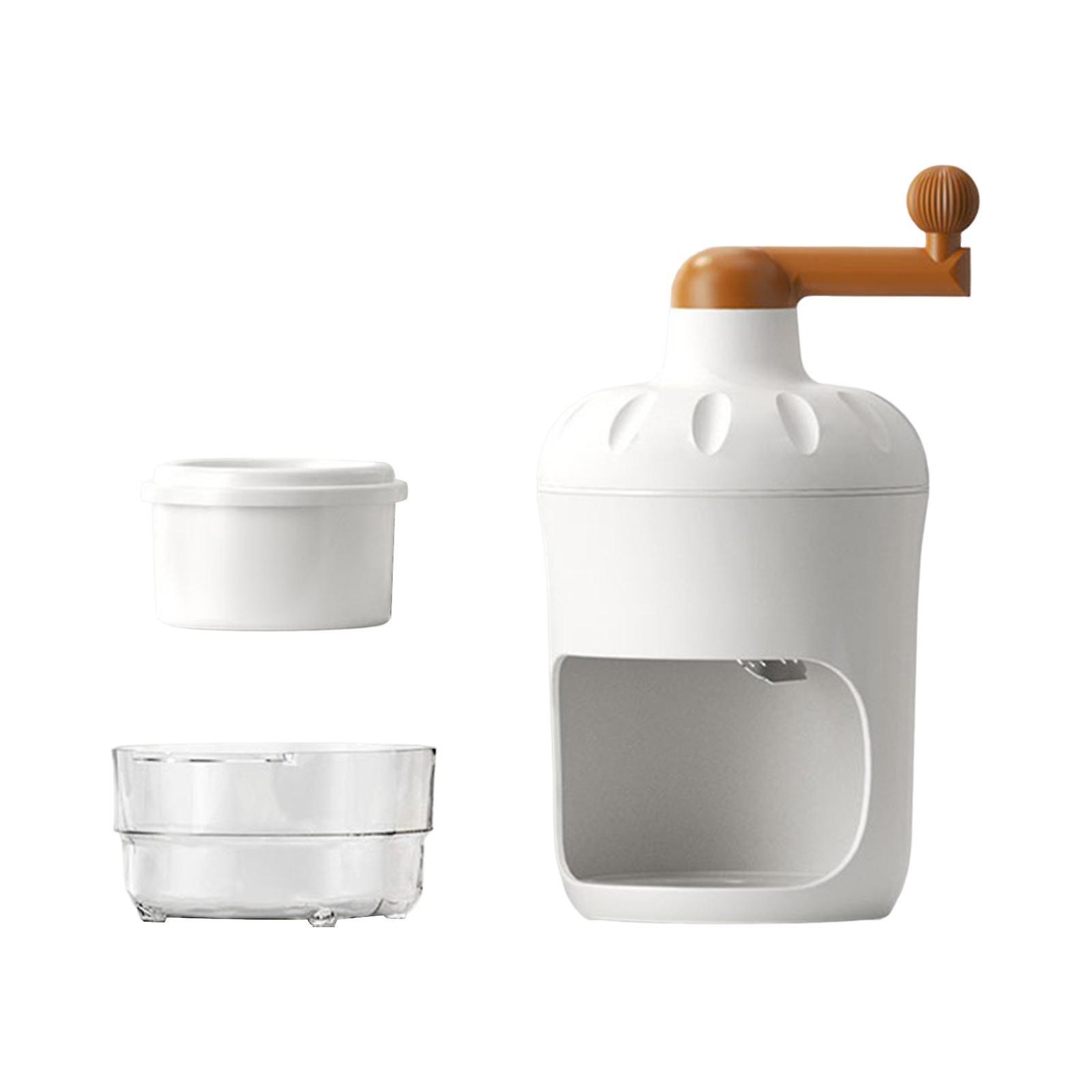 Manual Ice Crusher Ice Shaver Crushed Ice Maker Lightweight Durable Portable