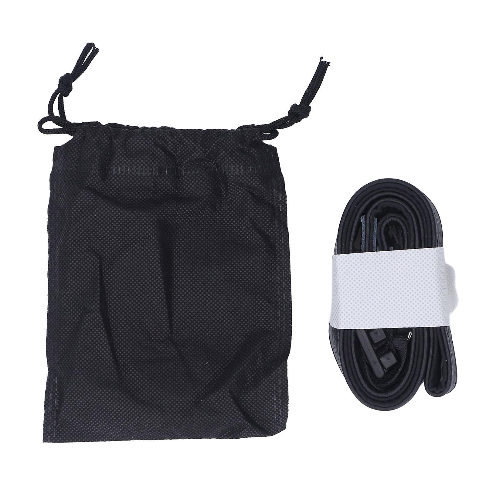 Camera Strap Simple Retro Style Length Adjustable Leather Universal Camera Neck Shoulder Belt Black