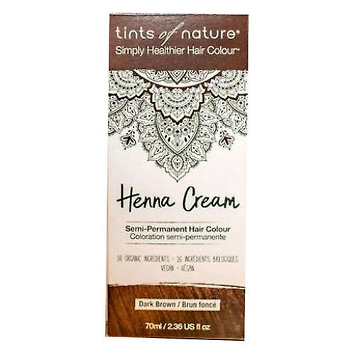 Tints of Nature Henna Cream Dark Brown, 2.46 Oz (Pack of 1)