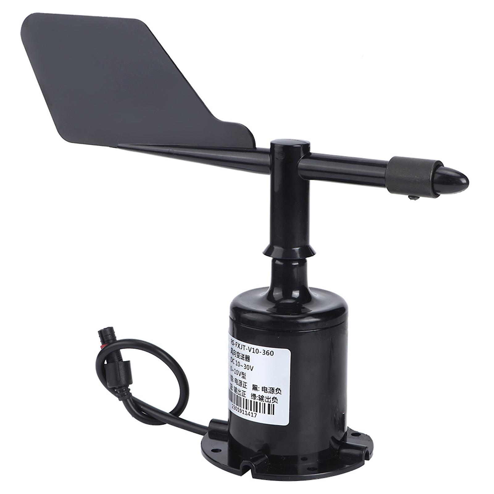 Wind Sensor Transmitter 360 Degree Wind Transmitter Transducer Wind Speed Anemometer Instruments for Ambient Weather0-10V 0.7m Patch Cord