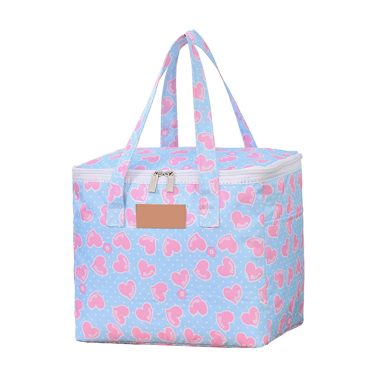 Lunch Bag Heat Insulation Polyester Universal Large Capacity Thermal Pouch for Camping