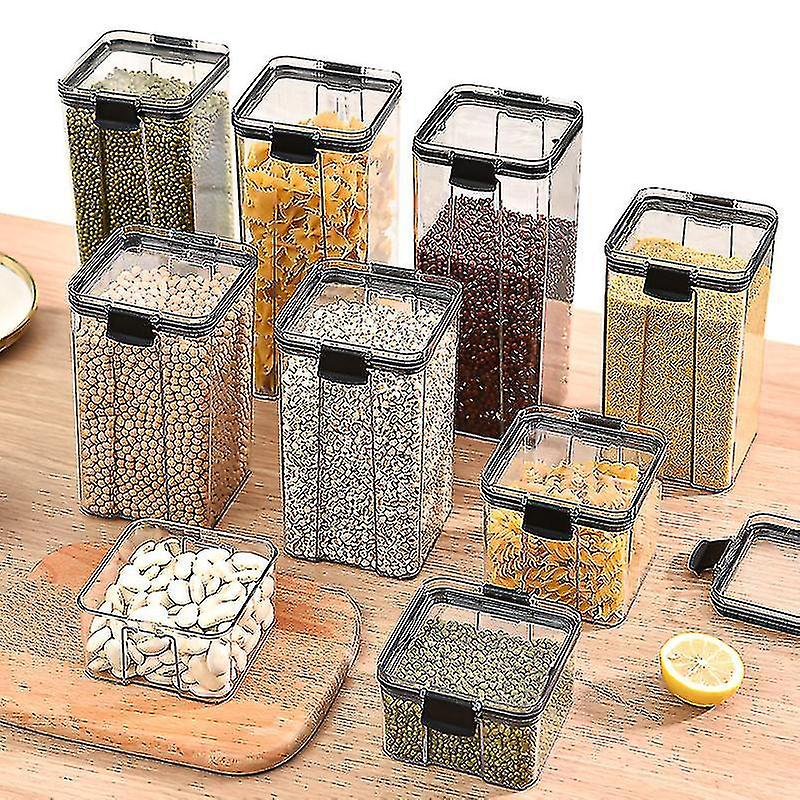 Transparent Sealed Jar & Plastic Kitchen &household Storage Box