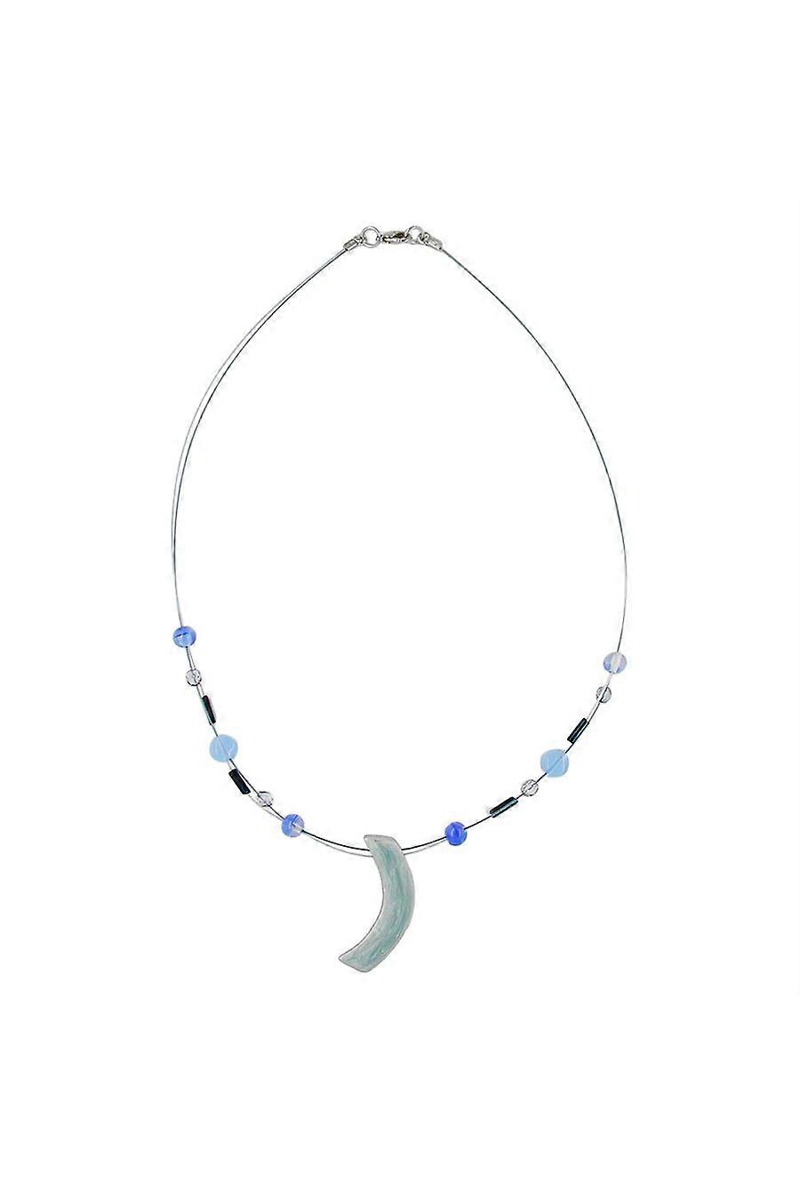 Necklace Angle Grey-blue-silver-coloured 42cm - Gl00315