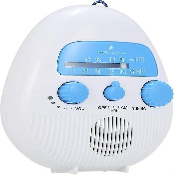 Waterproof Mini Shower Radio with FM/AM Function