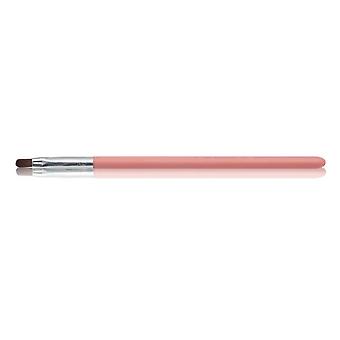 1 stk flatt hode leppestift sminke børste leppebørste bærbar leppebørste sminkeverktøy (børste) engros øyenskygge foundation makeup verktøy ~ 19298