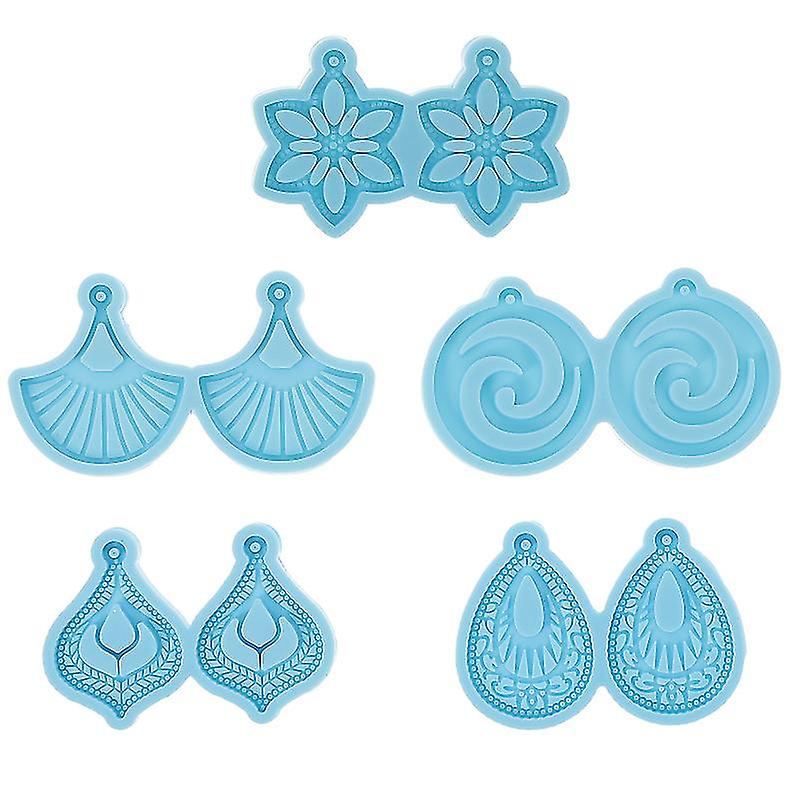 5pcs Earring Pendant Mold