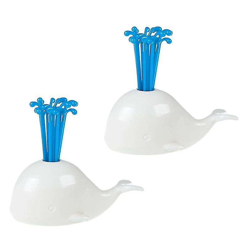 2set Plastic Fruit Fork