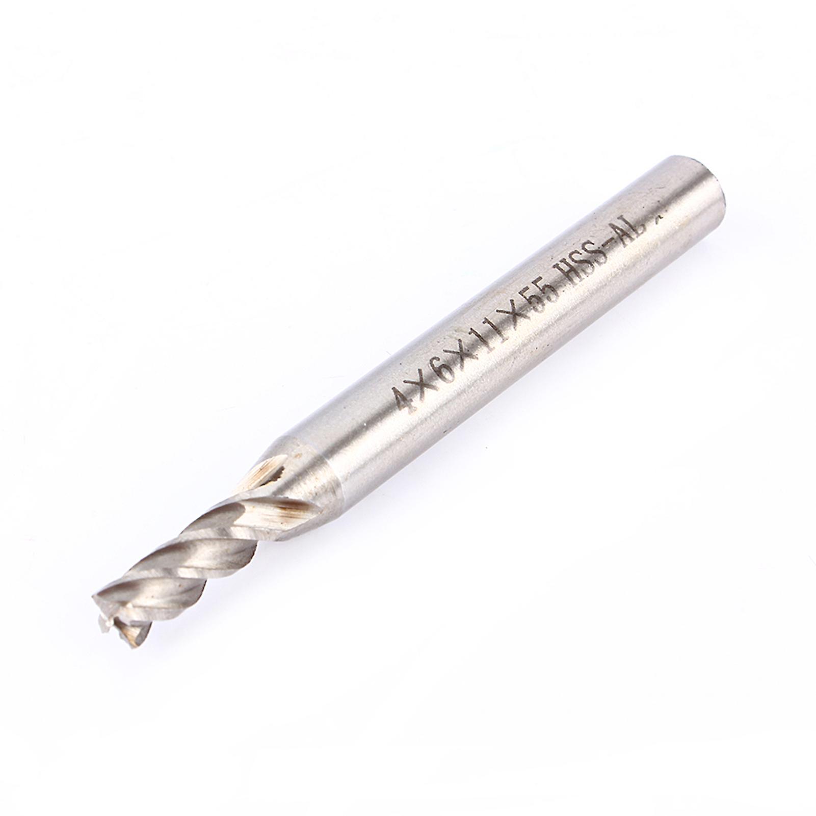 Milling Bit - High Quality 4mm-12mm HSS CNC Straight Shank 4 Flute End Mill Cutter Drill Bit (Edition : 4mm) JKQXU