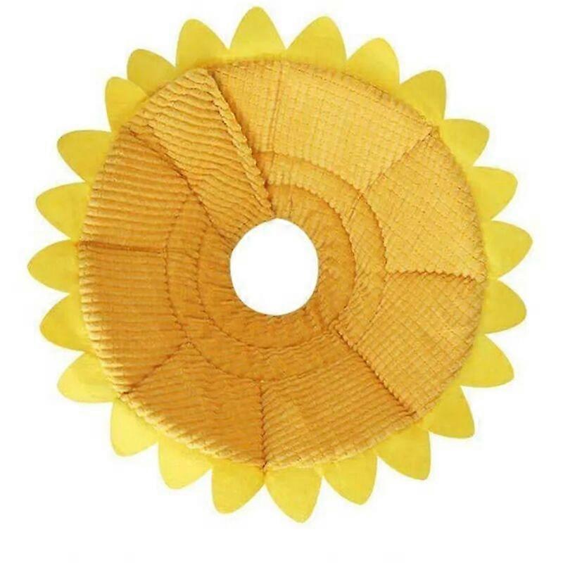 Conical Collar for Soft Cat, Anti-Lick Collar, Yellow