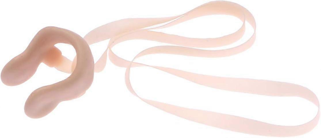 Swimming nose clip with cord - Comfortable soft latex earplugs for children and adults