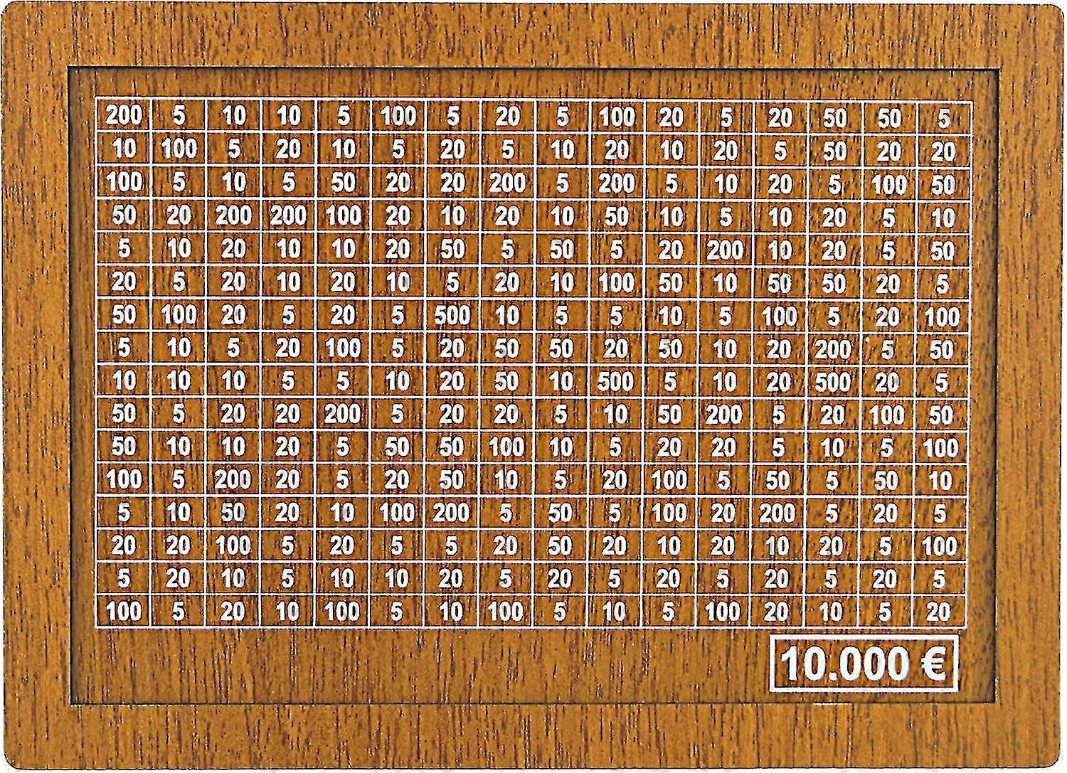 4 大小的存钱罐 - 带有储蓄目标和数字的存钱箱