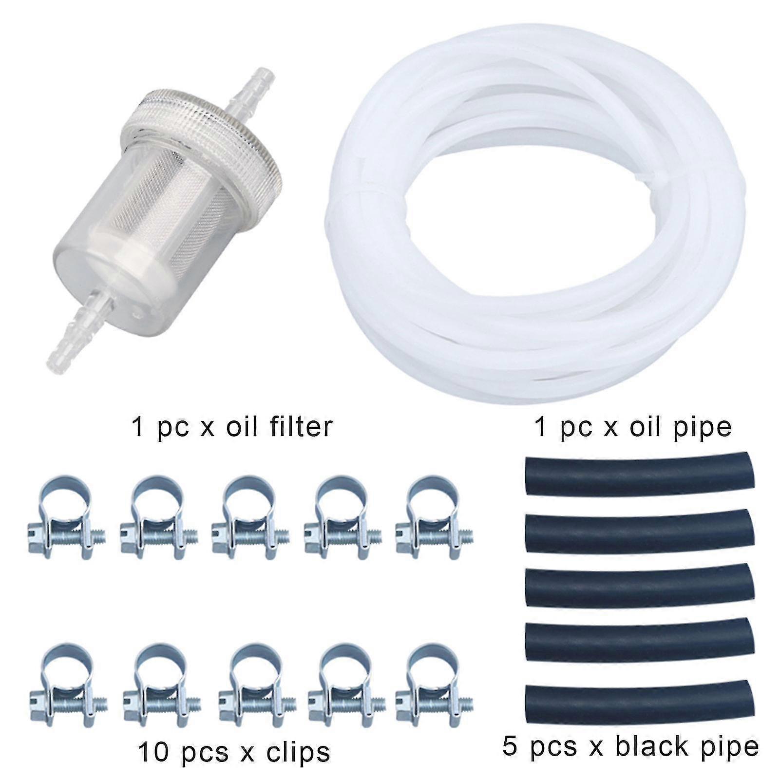 17pcs DIY σετ σωλήνων πετρελαίου αντικατάστασης μανικών θερμαντήρων στάθμευσης αέρα - επισκευή συνδετήρων σωλήνων