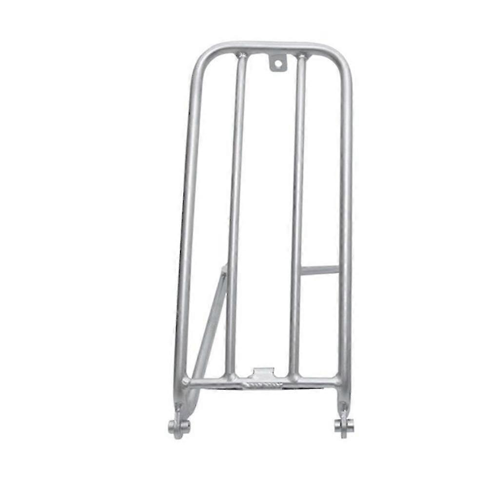 compatible with Folding Bike Standard Rack compatible with Standard Rear Rack Bicycle Shelf Accessories-silver