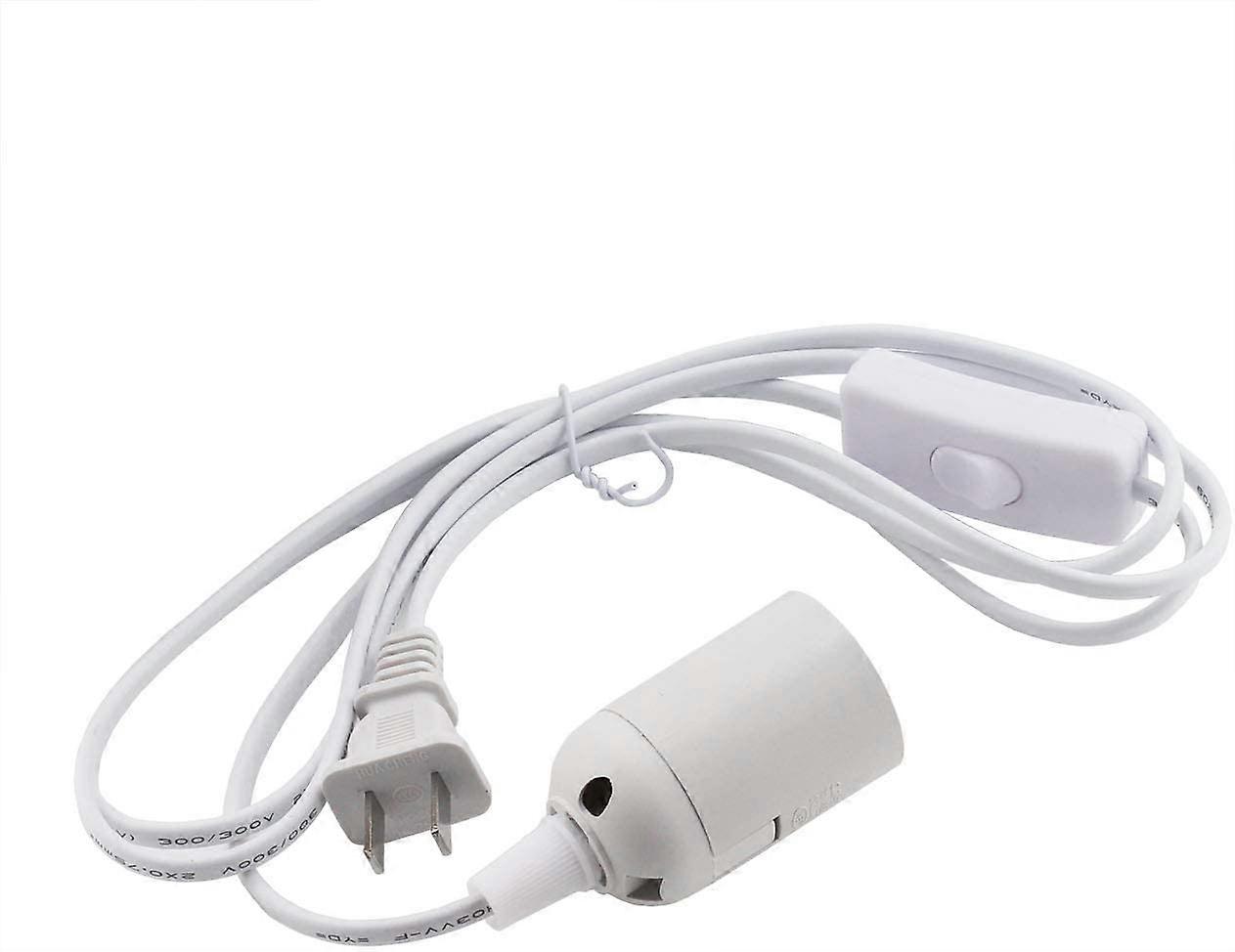 1.8m E27 Bulb Base Adaptor Switch Cable Hanging Lamp Light Socket Holder Converter