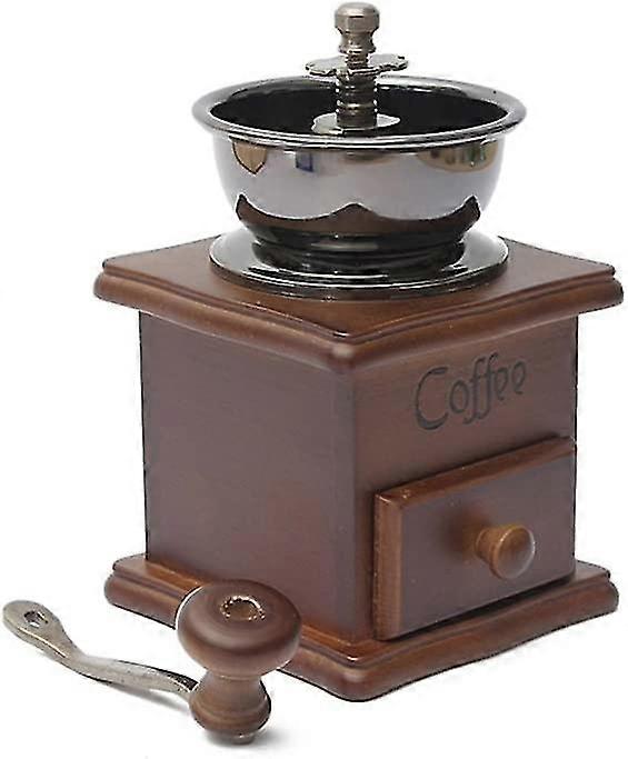 Manuale Caffè Chicco Macinacaffè Mano Legno Burr Mill Nodi Macchina Cereal Grinde