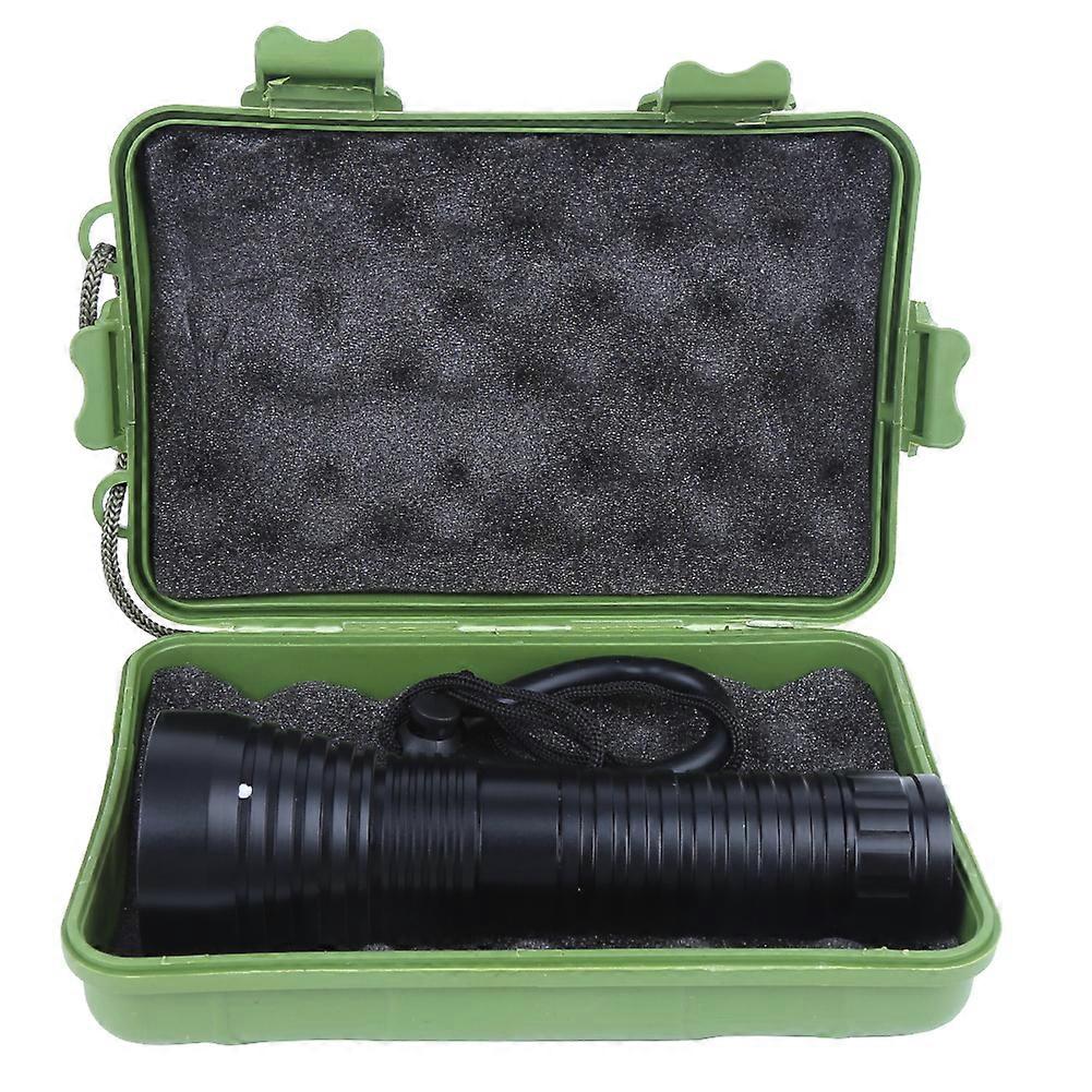 Diving Flashlight Strong Light LongRange Aluminium Alloy Waterproof XHP70 Flashlight