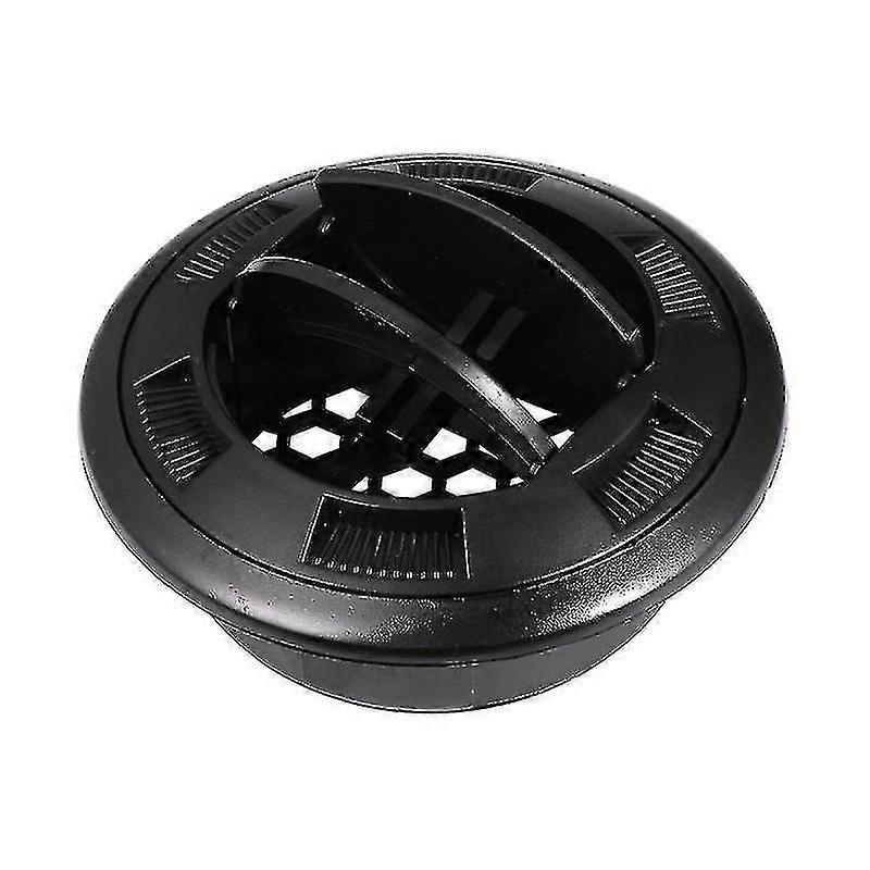 10x10cm Black Pipe Adapters & Bushings Round Ventilation Outlet Air Conditioning Outlet Vent For Rv