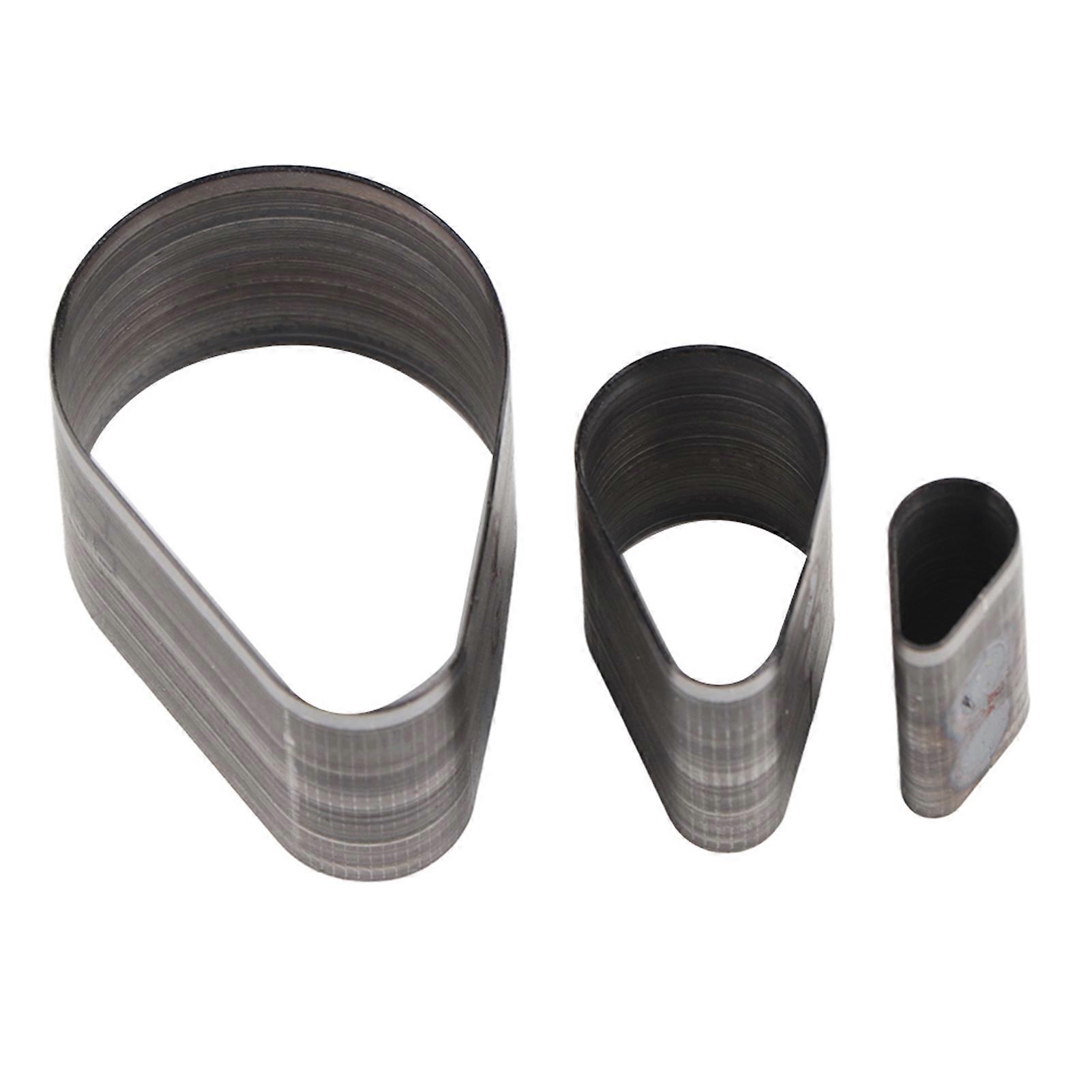 3pcs DIY Leder Handwerk Cutter Set Messer Form Form Stanzschablone Schneiden Stanzen Werkzeug (Wassertropfen)