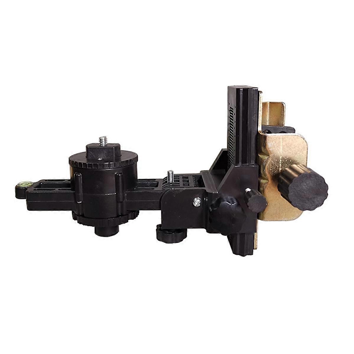 360 Degree Rotating Steel Pipe Level Telescopic Rod Fine Adjustment Pan Tilt Lifting Rod Adjustable