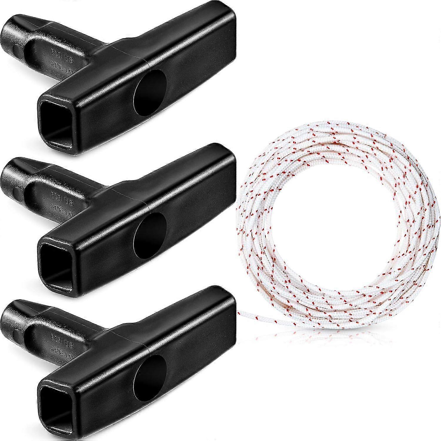 Starter Rope 10-meter 3.0 Mm Pull Cord With 3 Pieces Starter Handle For Lawn Mower Chainsaw Engine Pull Chain zy