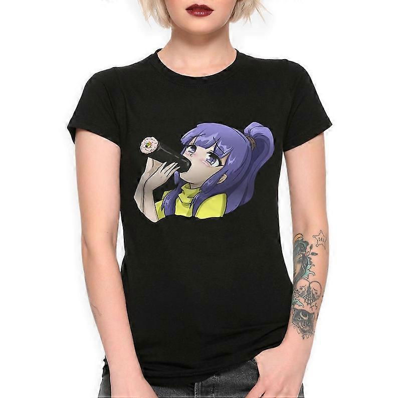 Ahegao Sushi Girl Camiseta-SUU104